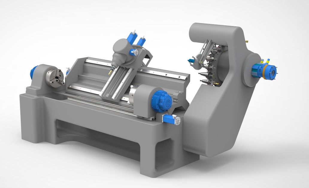Slika CNC lathe数控车床3D数模