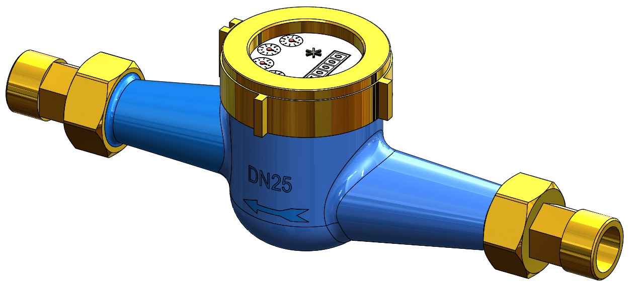 DN25水表模型
