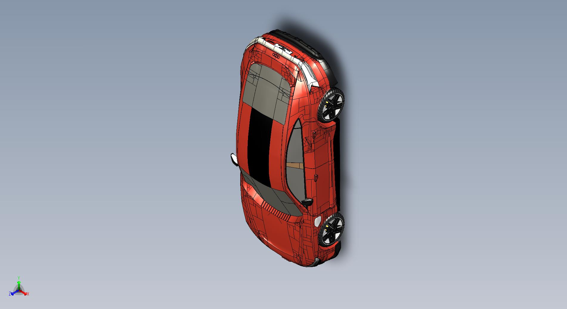 奥迪 RS e-tron GT轿车三维模型