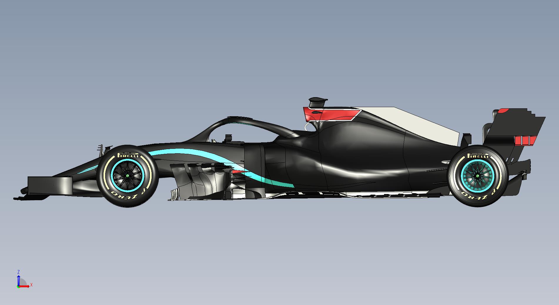 F1赛车三维模型