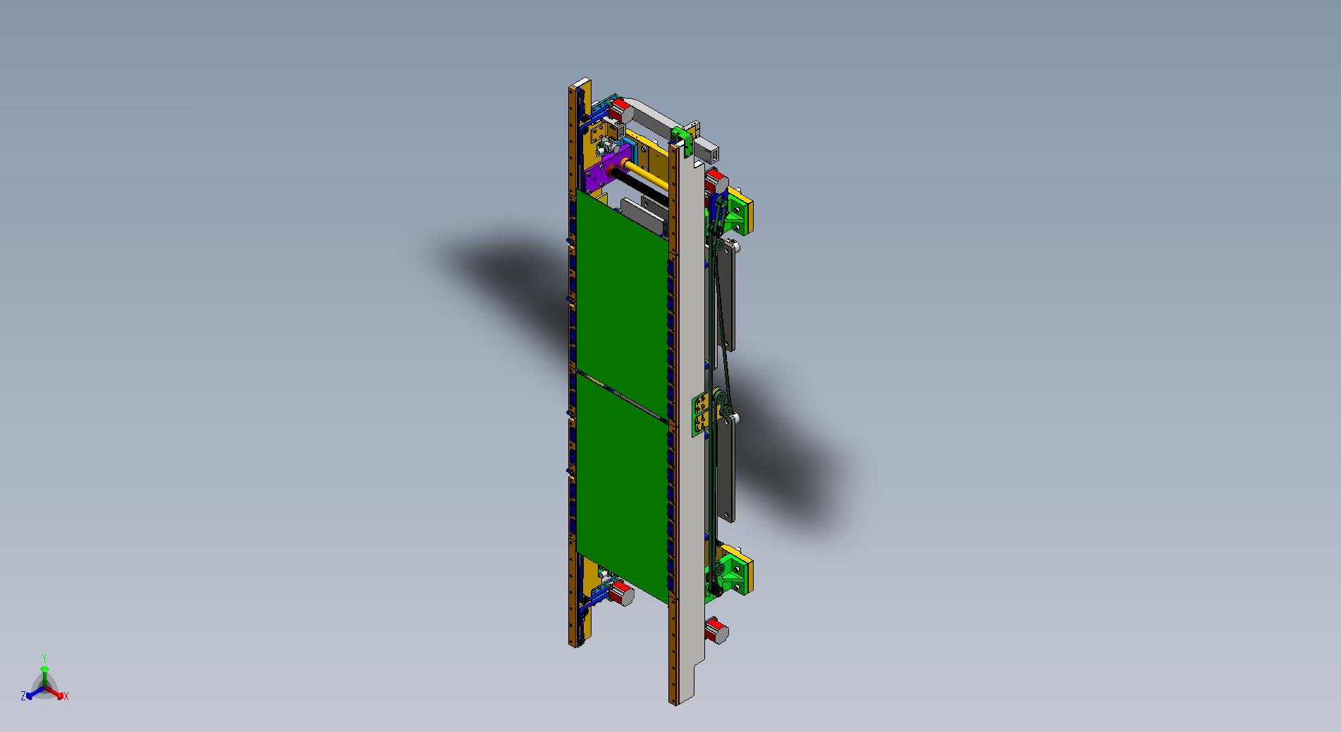 PCB送板机构设计