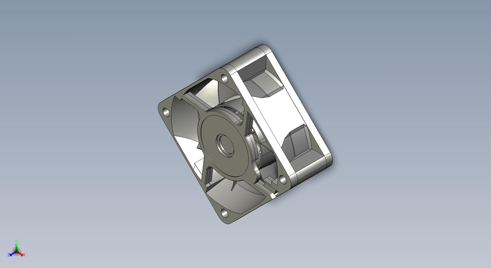 29种三协三洋建准风扇3D模型