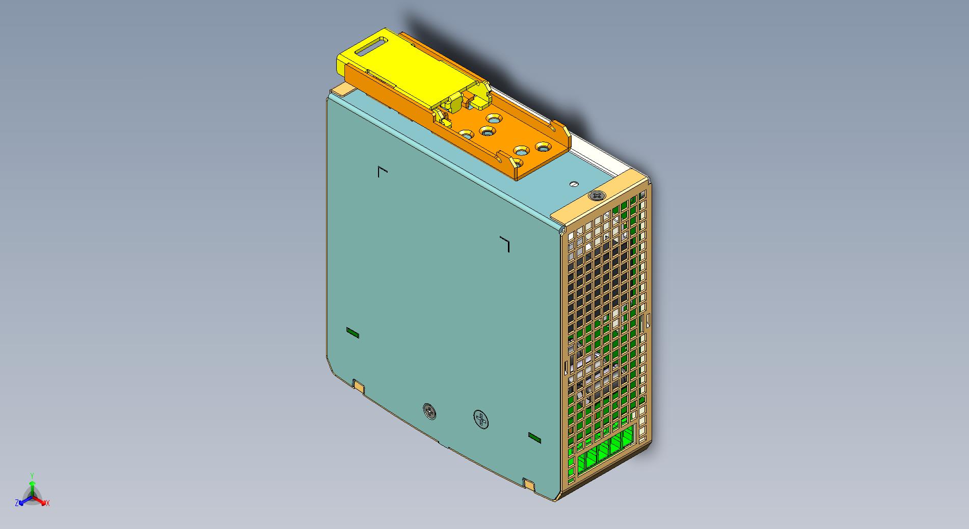160怡合达开关电源3D模型