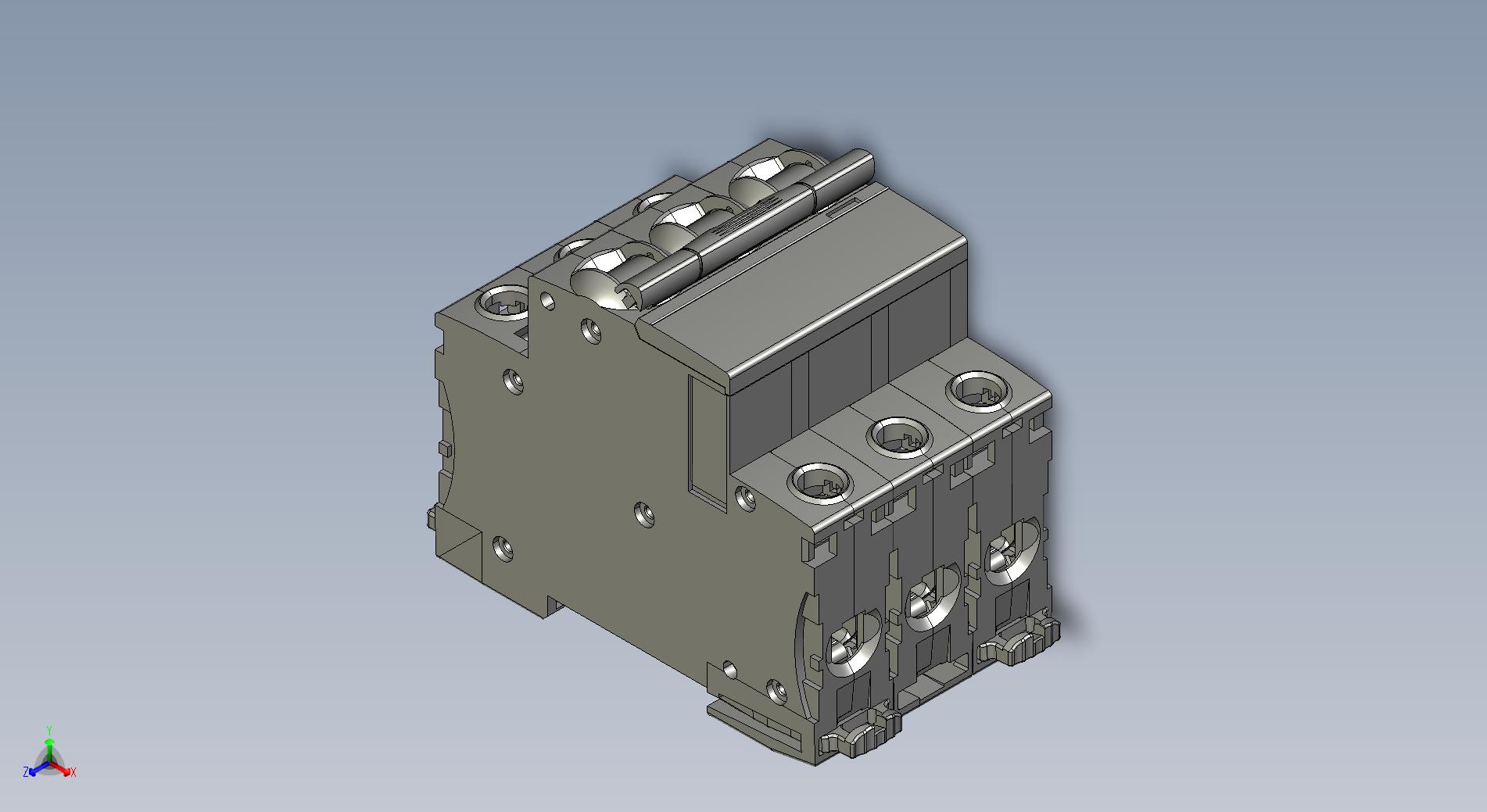 167种施耐德断路器3D模型
