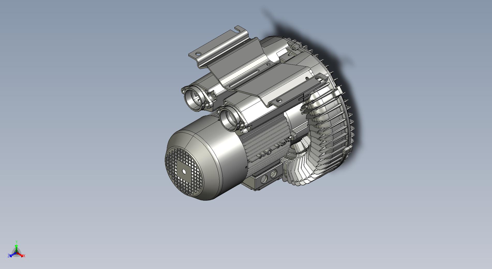 203种怡合达温控器风扇3D模型