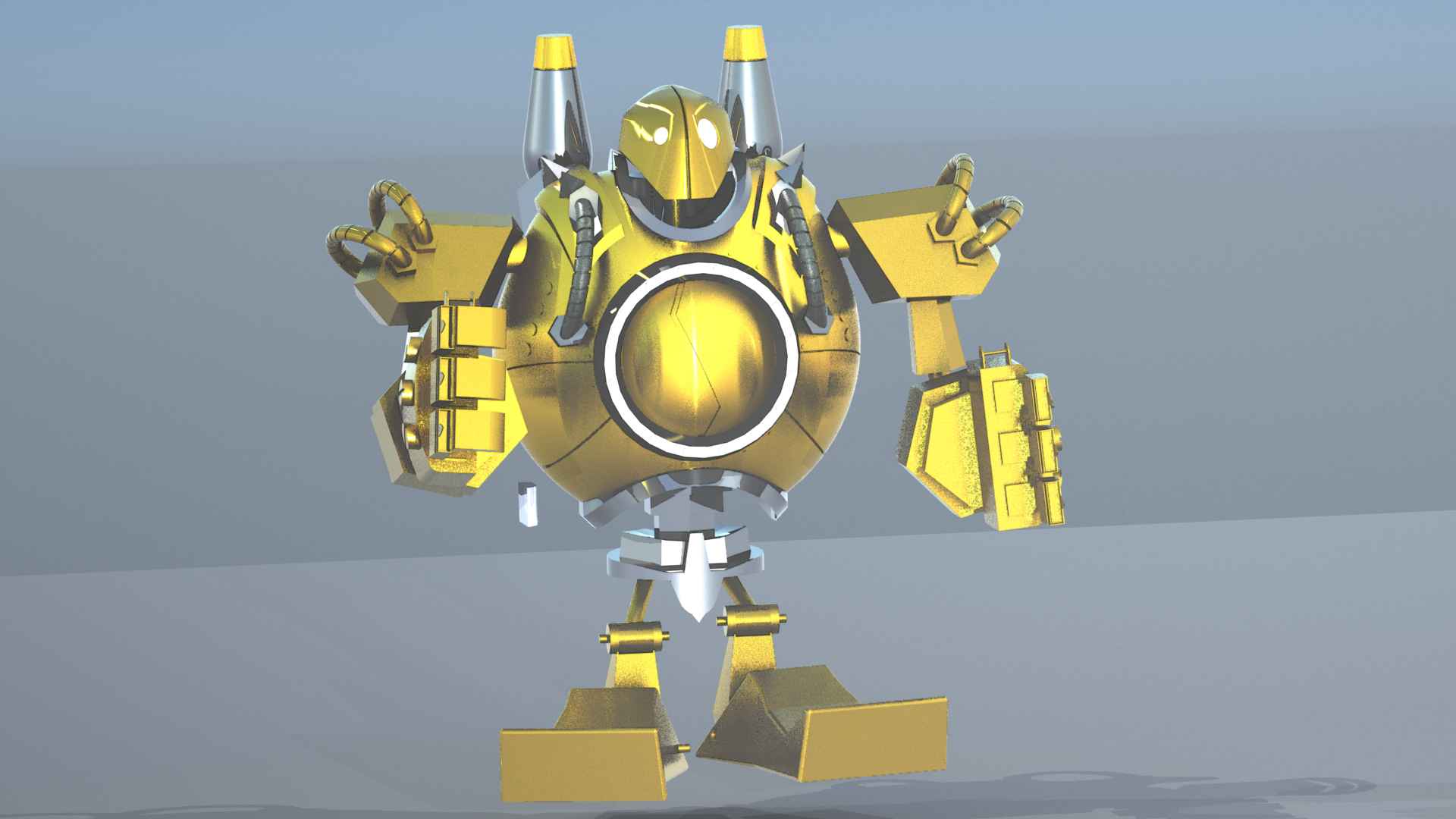 英雄联盟蒸汽机器人-布里茨（blitzcrank）三维模型