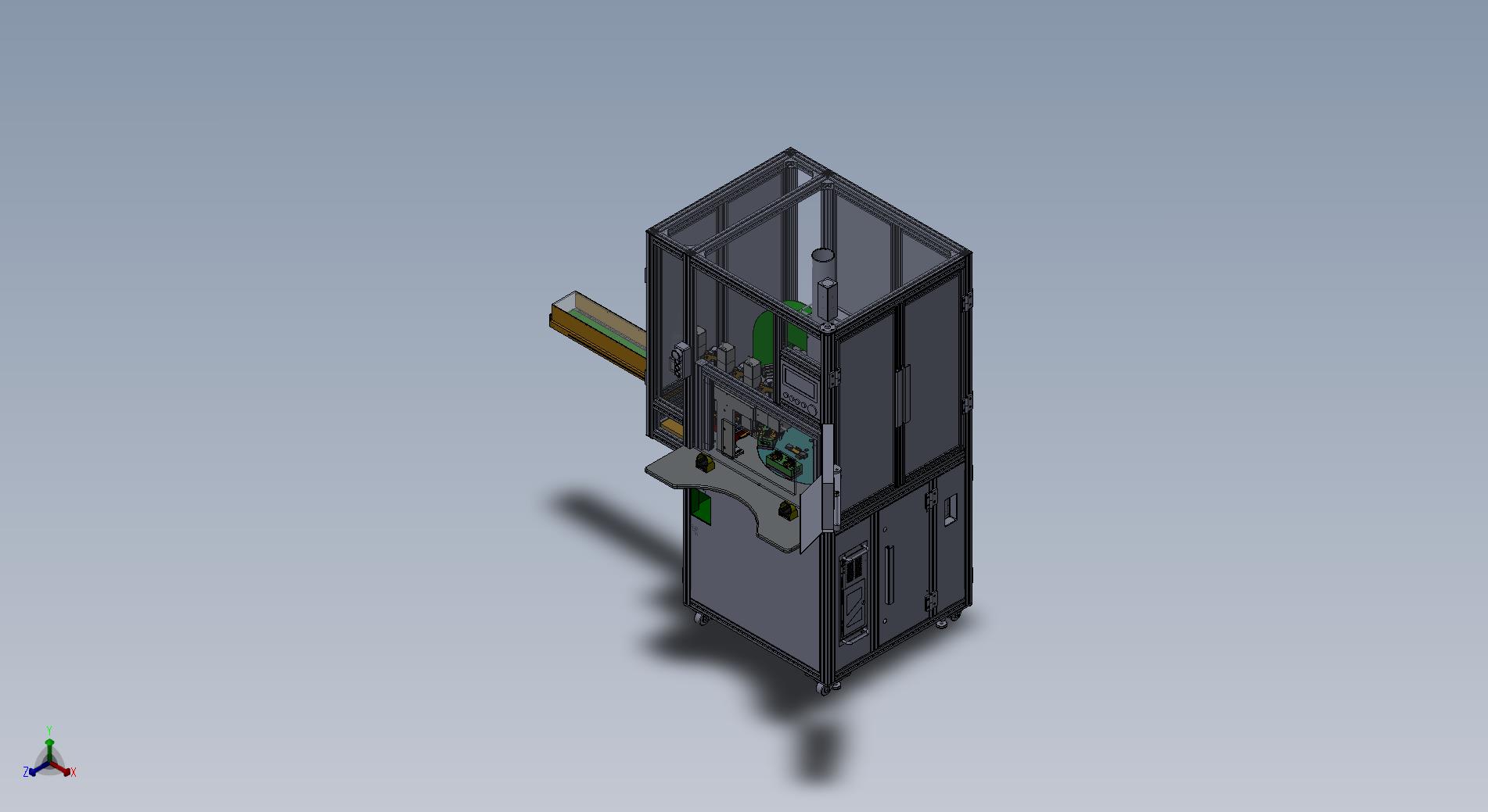 激光打标设备3D模型