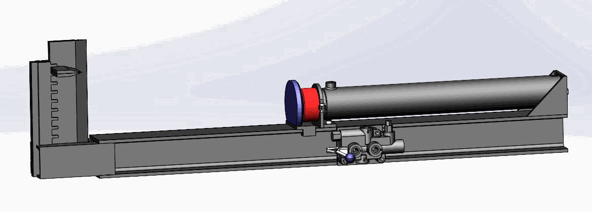 液压测井分离器三维模型
