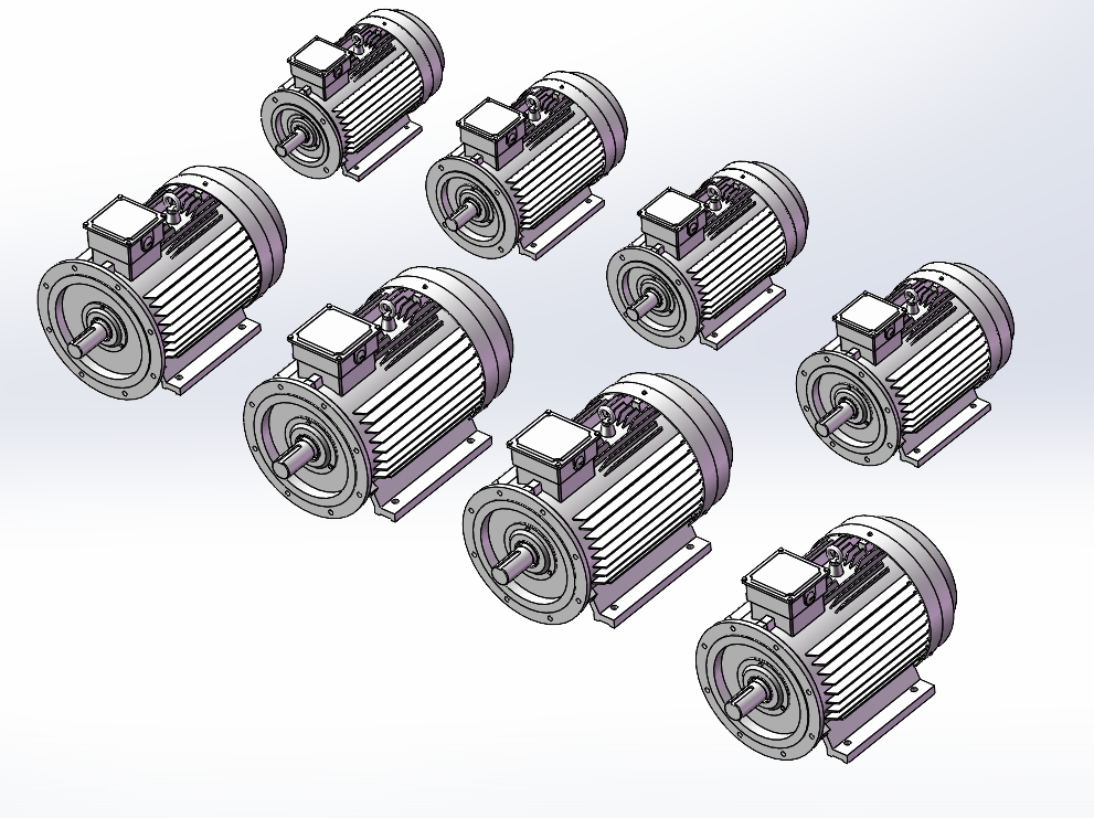 YE3-280,250,225,220,180电机6极集合