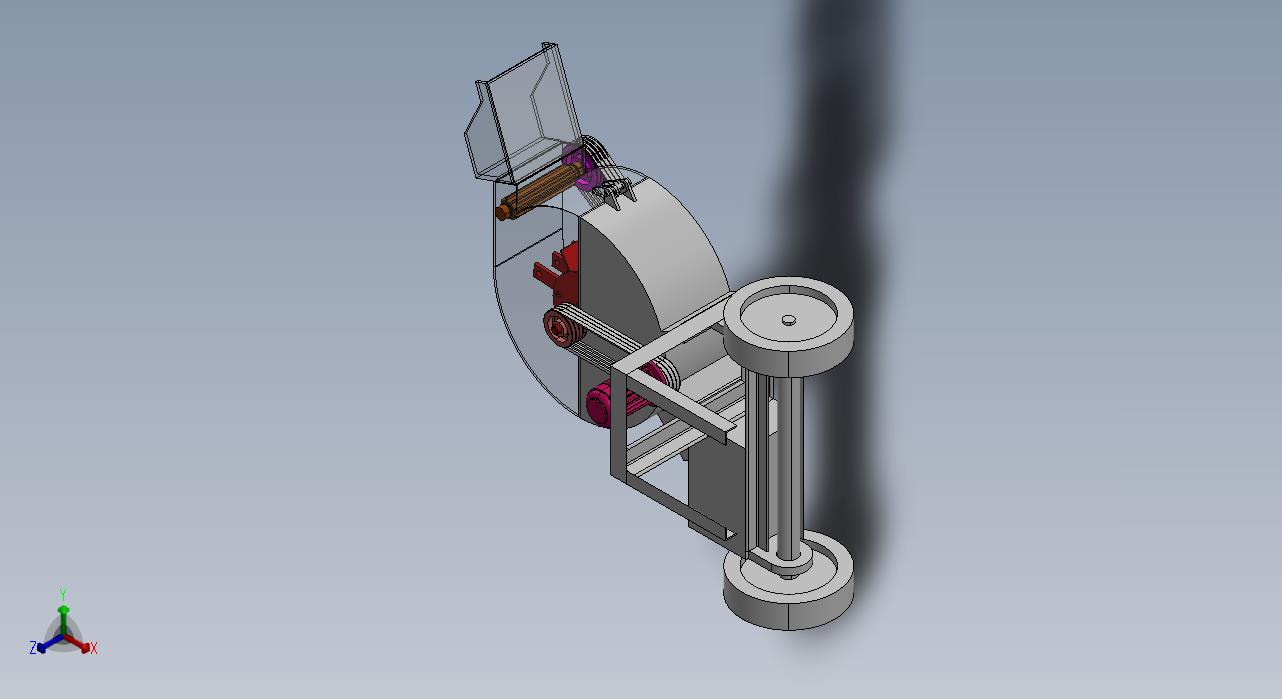 果园残枝粉碎机设计
