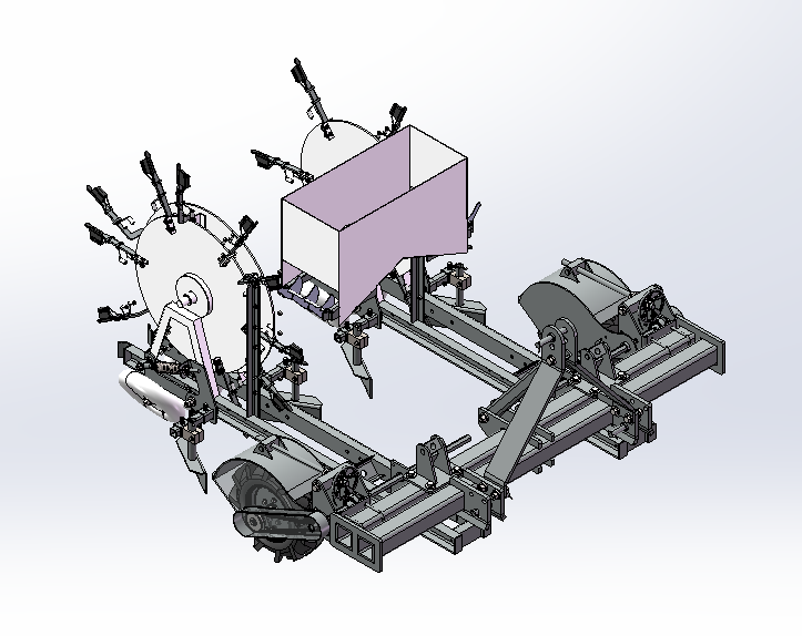 小型苗木植苗机