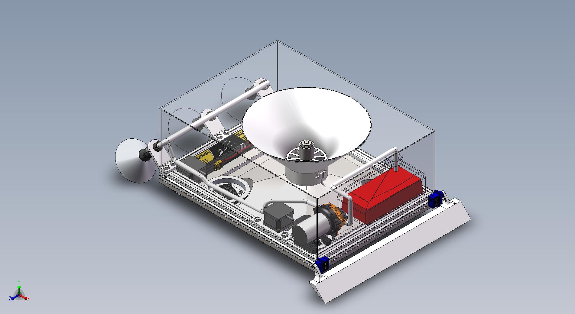 负压吸附式擦玻璃机器人