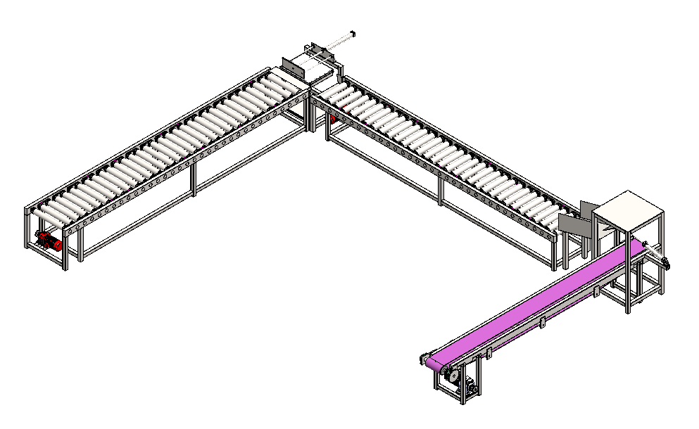 袋装物料输送线