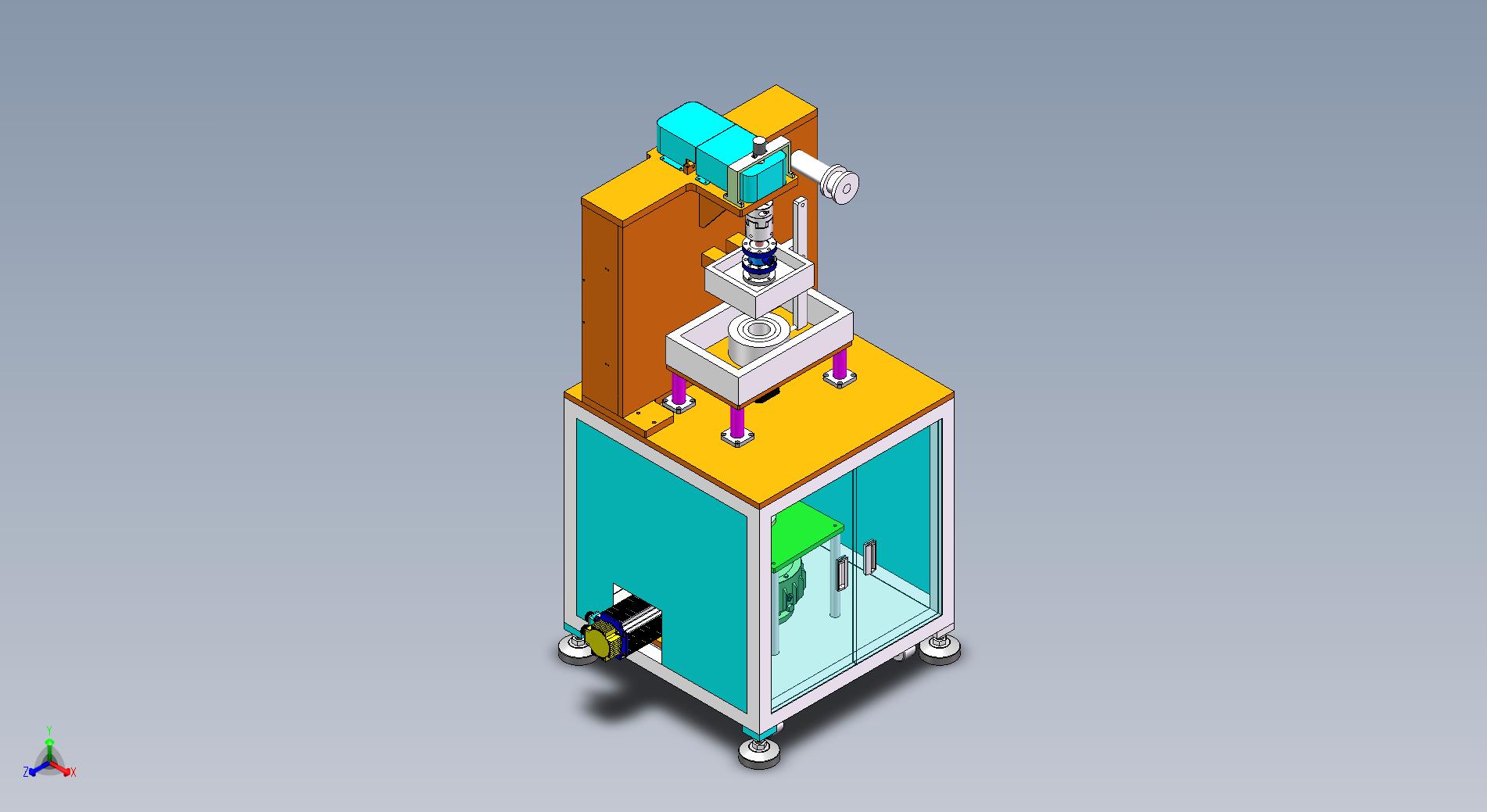 连续油管摩擦磨损试验台架