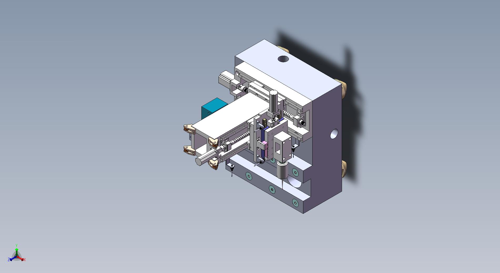 齿轮测量机三坐标直线轴设计